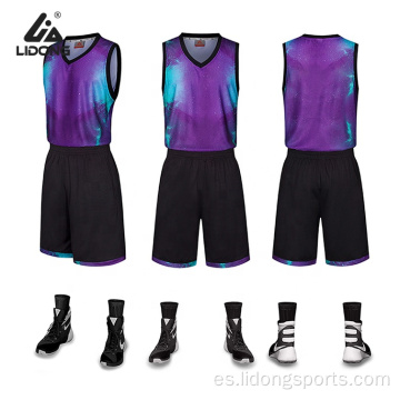 Ropa de baloncesto de baloncesto barato sublimación de baloncesto